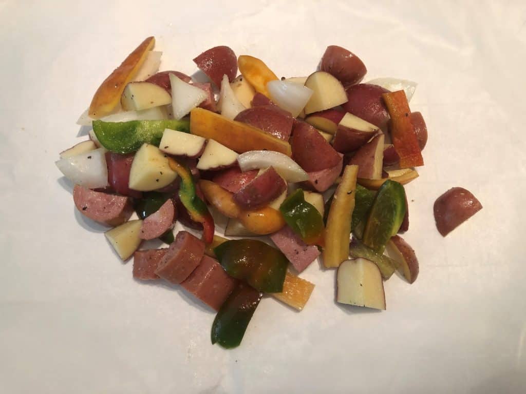 Foil Packets with Andouille Sausage Three Ways Camping Answer