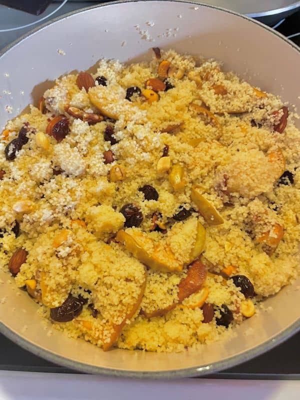 finished breakfast berry couscous